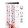 Optik Cevap Defteri 6 Renk KARMA SET 80 Soru - A5 Boy (6 Adet - 300 Sayfa) Sınava Hazırlık Optik Form Defteri - Plango