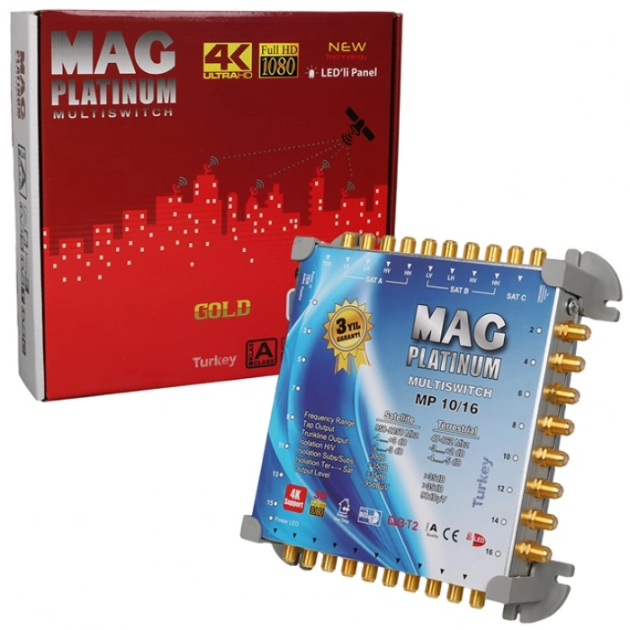 10*16 Sonlu/Kaskatlı Swıtchlı Uydu Santrali Mag Platınum