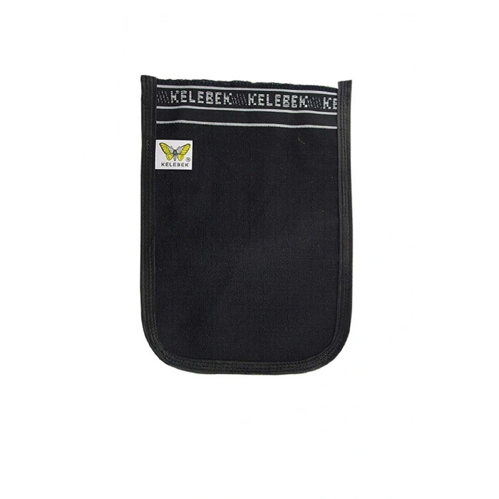 2 Adet Kalın Siyah Ve Beyaz Hamam Kesesi 25x17 Cm