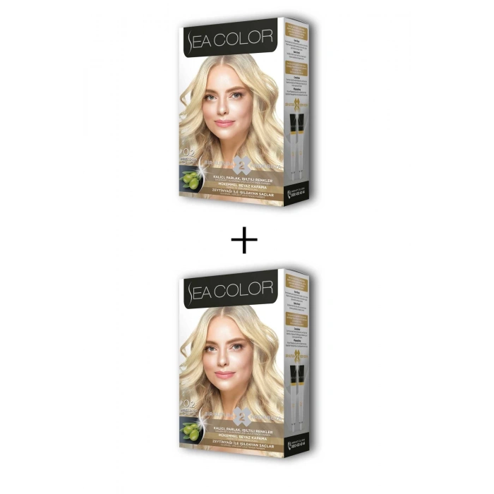 2x2 Tüp Krem Saç Boyası Seti Bebek Sarısı No:0.2