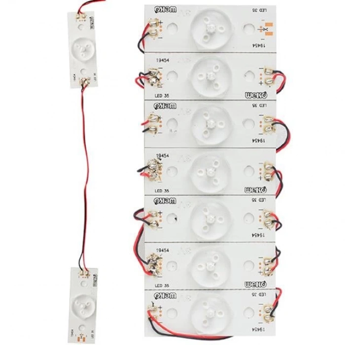 3 Volt Tek Kablolu Birbirine Bağlı Led (7li Poşet)
