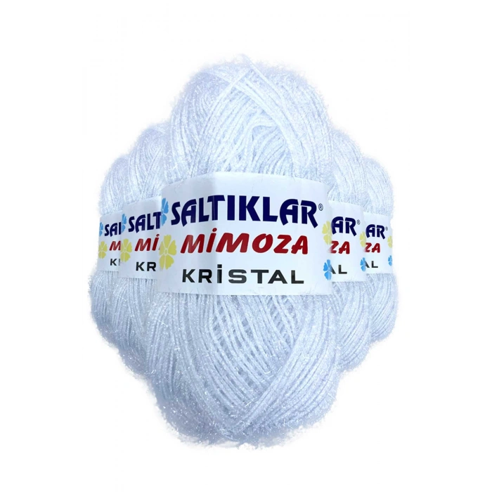 5 Adet Mimoza Kristal Işıltılı Şal Patik Yelek İpi Optik