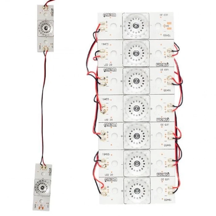 6 Volt Tek Kablolu Birbirine Bağlı Led