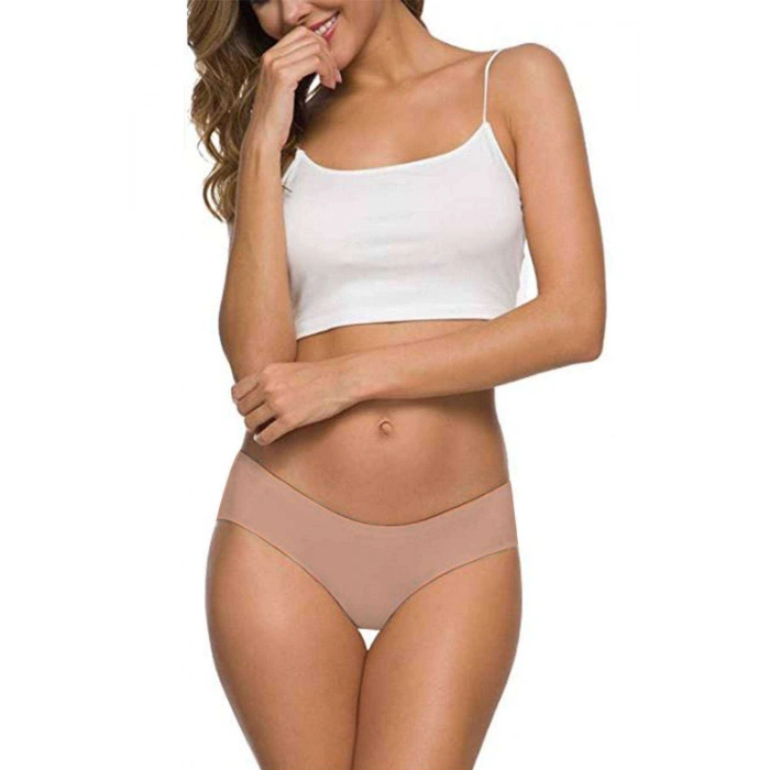 7 Adet Kadın Dikişsiz Lazer Kesim Esnek İz Yapmayan Külot S2