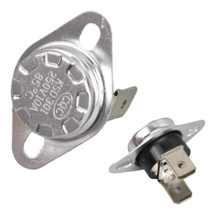 85°C NC (Normalde Kapalı) KSD301 Bimetal Termostat