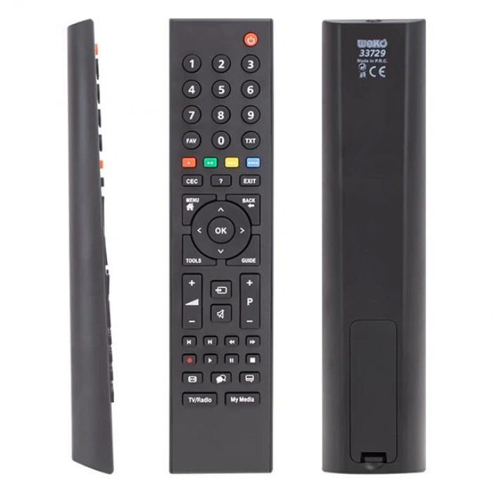 Arçelik - Beko Media Tuşlu Lcd Tv Kumandası