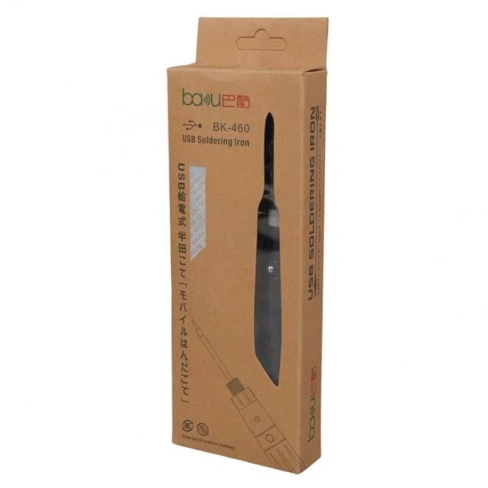 Baku BK-460 Taşınabilir 8 Watt 5V USB Fişli Havya