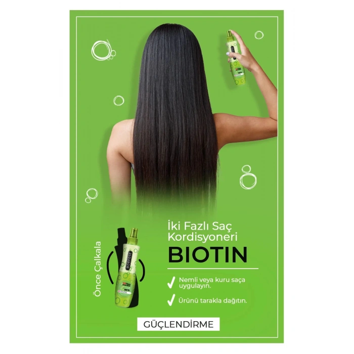 Biotin Çift Fazlı Saç Kondisyoner Fön Suyu 240 Ml - Mrfs