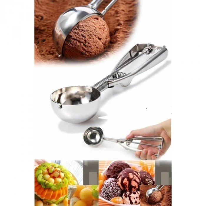 Çelik Dondurma Kaşığı