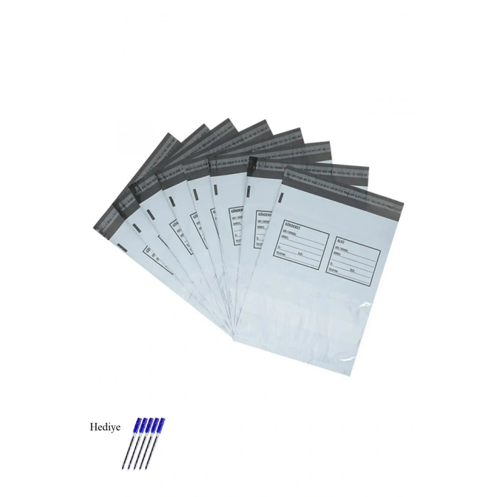 Cepli Küçük Boy Kargo Poşeti 24x30+5 Cm - 300 Adet (40+40=80 Mikron)