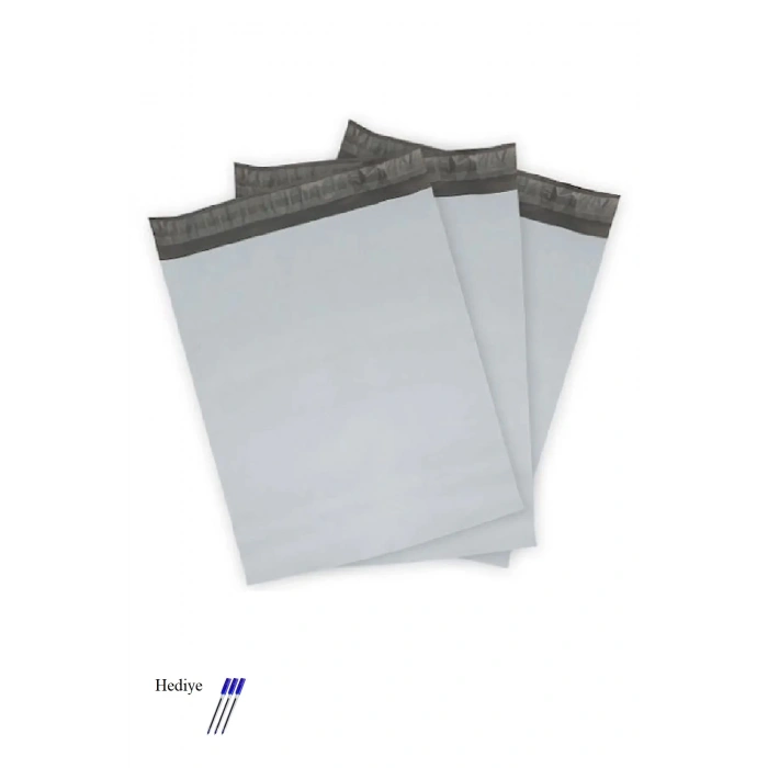 Cepsiz Küçük Boy Kargo Poşeti 24x30+5 Cm - 100 Adet (40+40=80 Mikron)