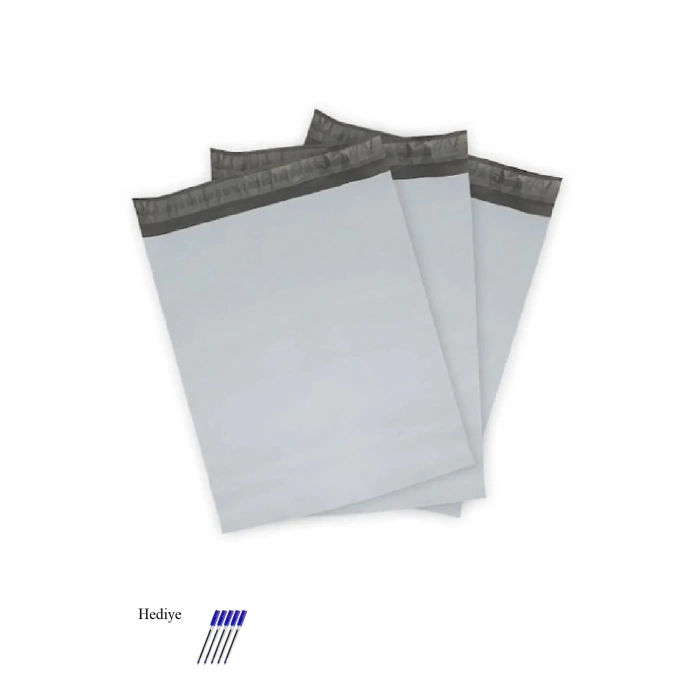 Cepsiz Orta Boy Kargo Poşeti 30x37+5 Cm - 300 Adet (40+40=80 Mikron)
