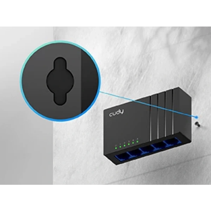 CUDY 5-Port Gigabit Desktop Switch