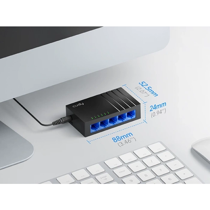 CUDY 5-Port Gigabit Desktop Switch