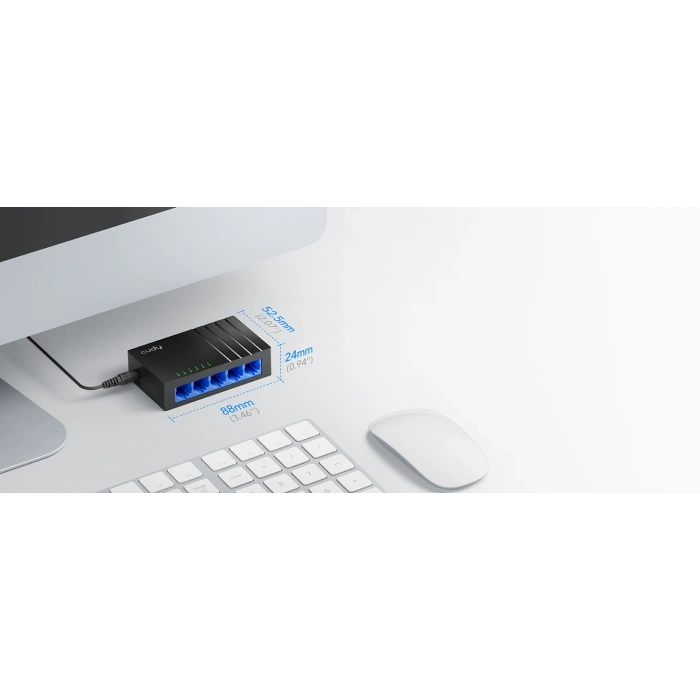 CUDY 5-Port Gigabit Desktop Switch