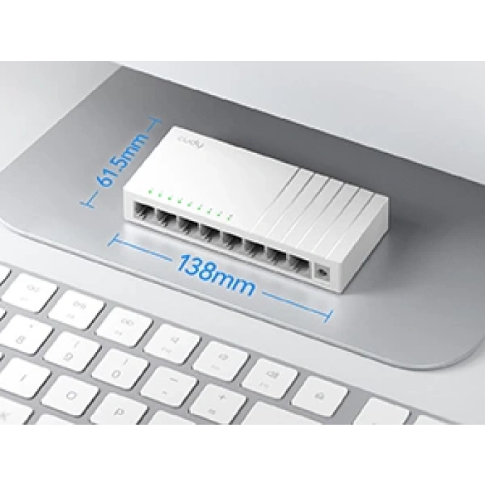 CUDY 8-Port 10/100 Mbps Desktop Switch