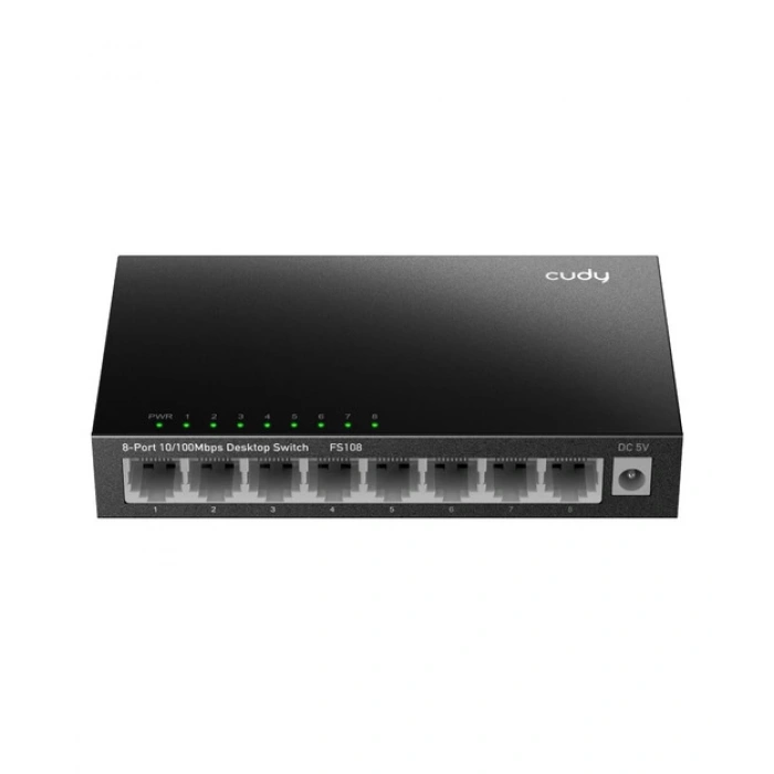 CUDY 8-Port 10/100 Mbps Metal Switch