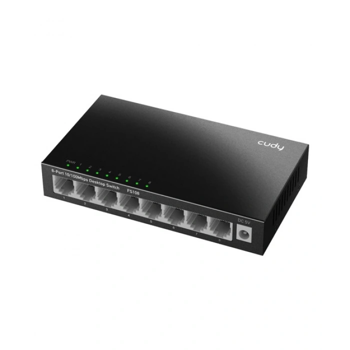 CUDY 8-Port 10/100 Mbps Metal Switch