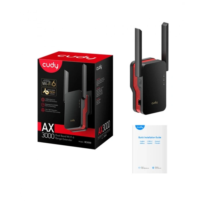 CUDY AX3000 WiFi 6 Mesh Repeater