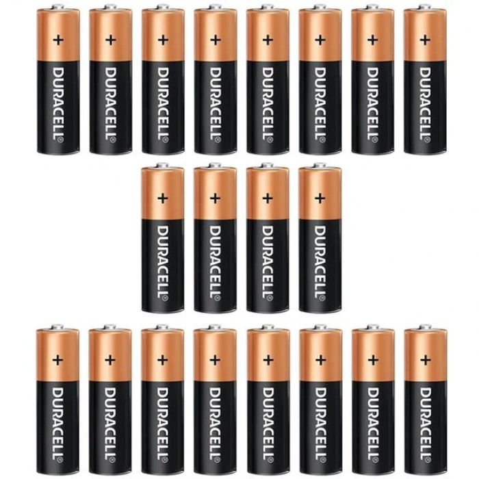 Duracell Alkalin 1.5 Volt AA 20’li Kalem Pil LR6/MN150