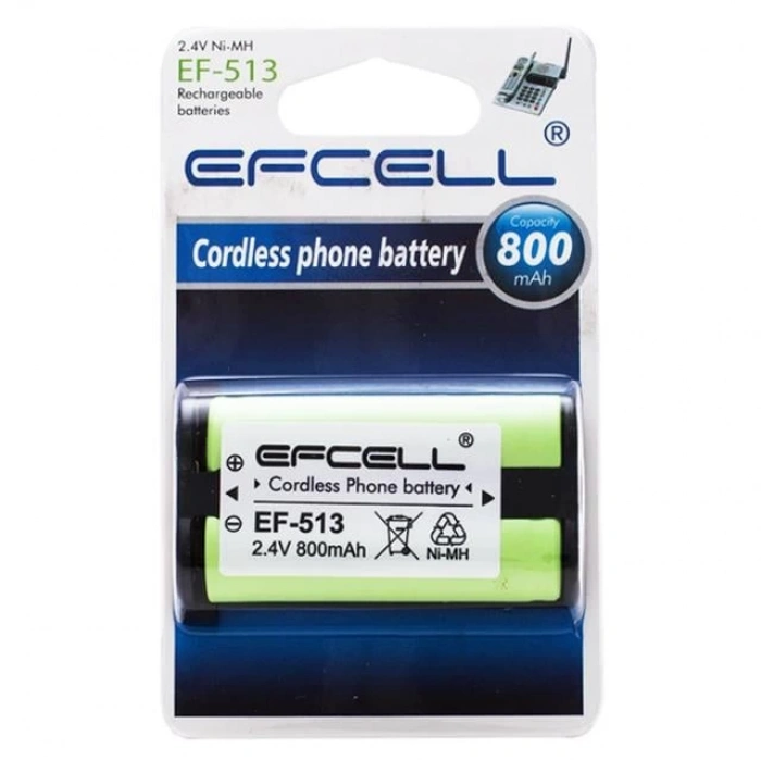 Efcell EF-513 2.4V 800 mAH Pil