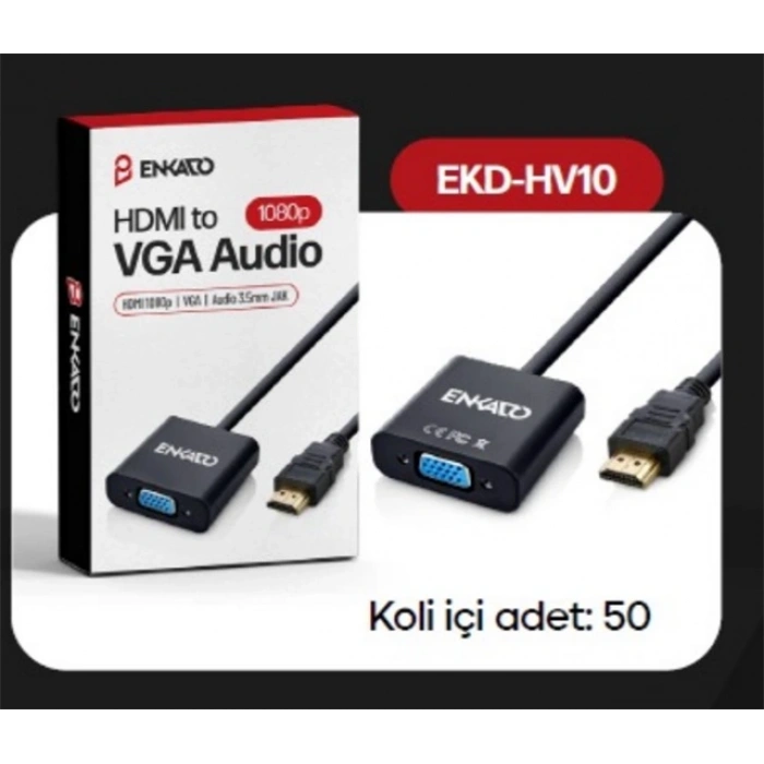 Enkado EKD-HV10 HDMI - VGA Çevirici Adaptör
