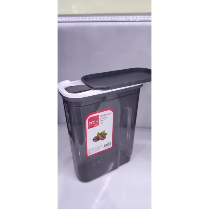 Erzak Saklama Kabı 2.7 Lt Ölçekli Kapağı Kızaklı Yeni Royaleks-bnm-0674