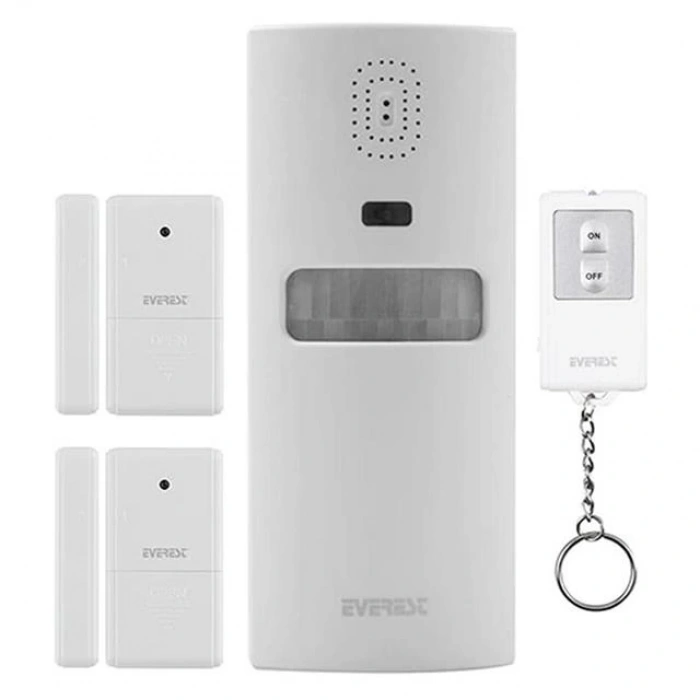 Everest EG-9830 PIR Kızılötesi Hareket Sensörlü Güvenlik Alarmı Uzaktan Kumandalı