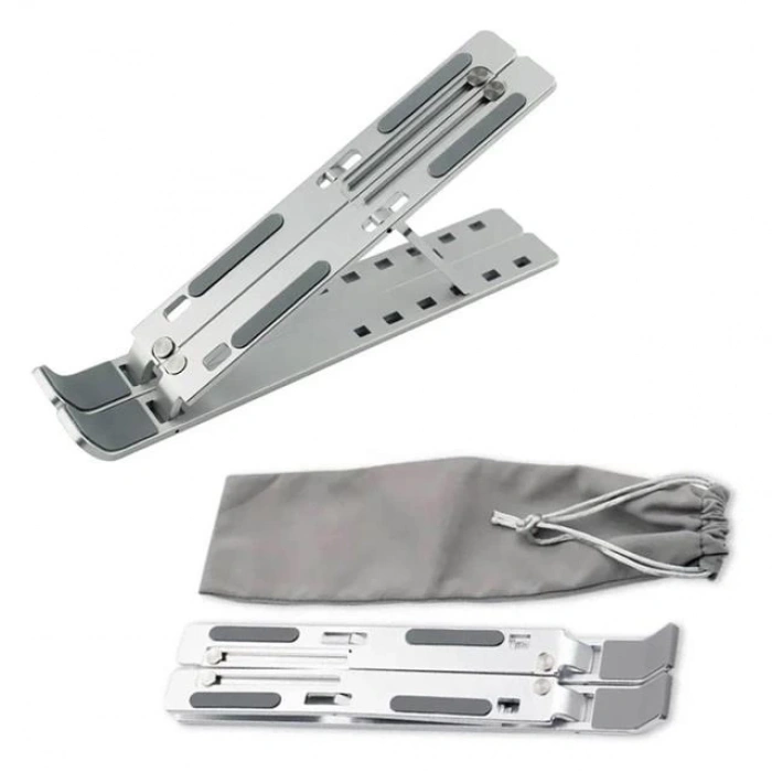 Frisby FNC-5150ST Taşınabilir Katlanır Alüminyum Tablet/Notebook/Laptop Stand Metalik Renk