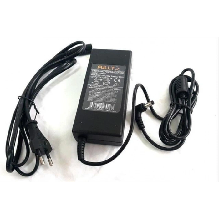 Fully 1611D 12 Volt 5 Amper 5.5x2.5 Uçlu Plastik Kasa Masaüstü Adaptör