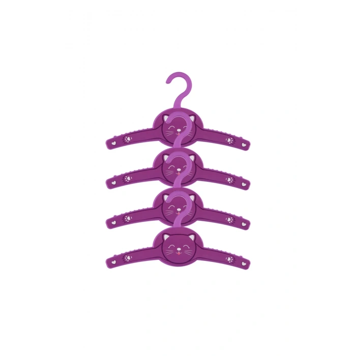 Funny 4lü Giysi Askısı Kedi Royaleks-g228-b-c