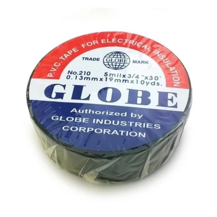 Globe 0.13Mmx19Mm İzole Bant 10lu Siyah
