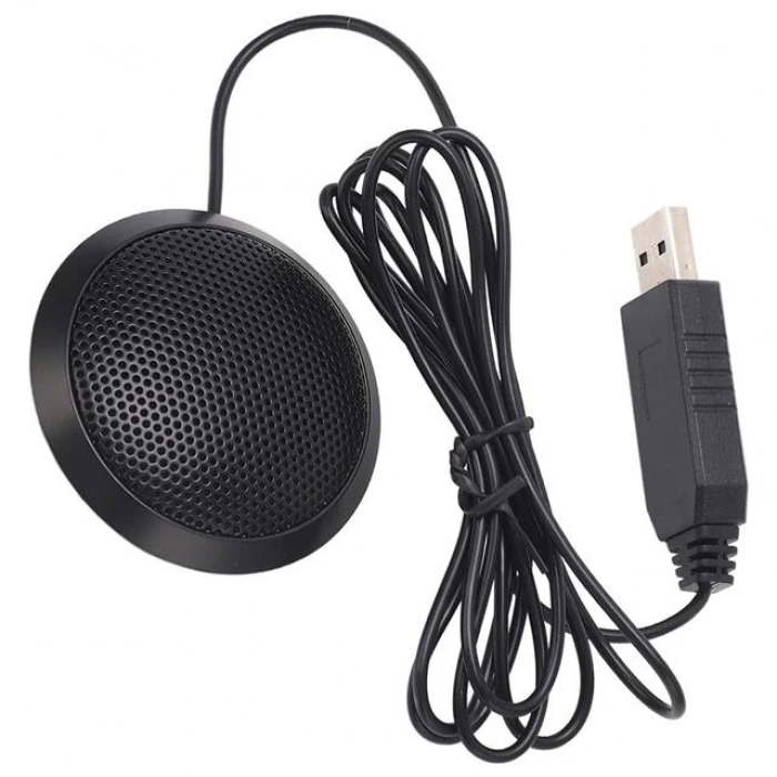 Haiki HK-102 USB 1.5 Metre Kablolu Kondenser Masaüstü Toplantı Podcast Mikrofonu