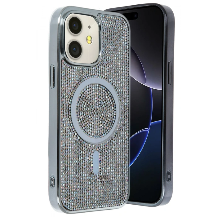 HarmonyAura Apple iPhone 11 Helen Magsafe Kapak - Rainbow