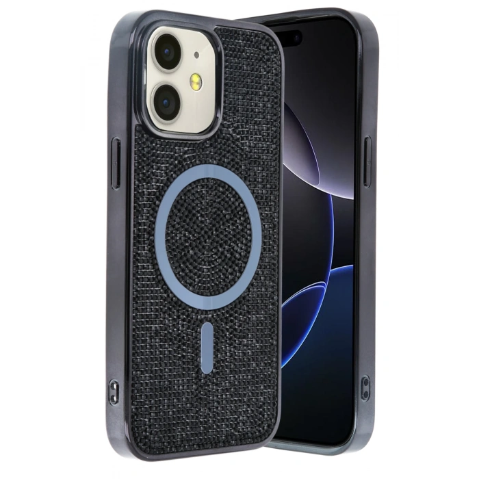 HarmonyAura Apple iPhone 11 Helen Magsafe Kapak - Siyah