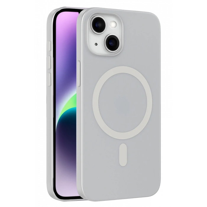 HarmonyAura Apple iPhone 14 Tuna PC Slim Magsafe Kapak - Şeffaf