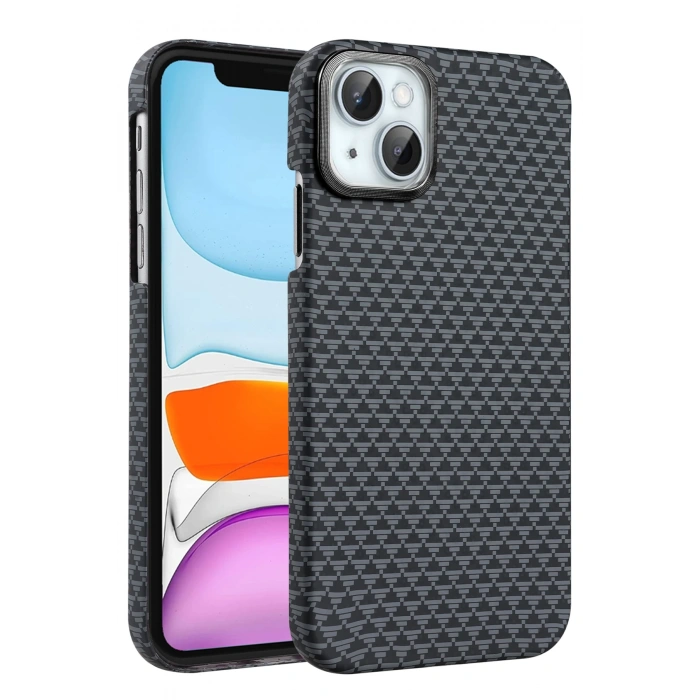 HarmonyAura Apple iPhone 14 Vega Magsafe Kapak - Gri