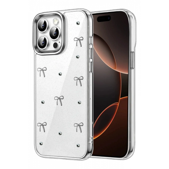 HarmonyAura Apple iPhone 15 Pro Fiyonk Desenli Kapak - Desen 5