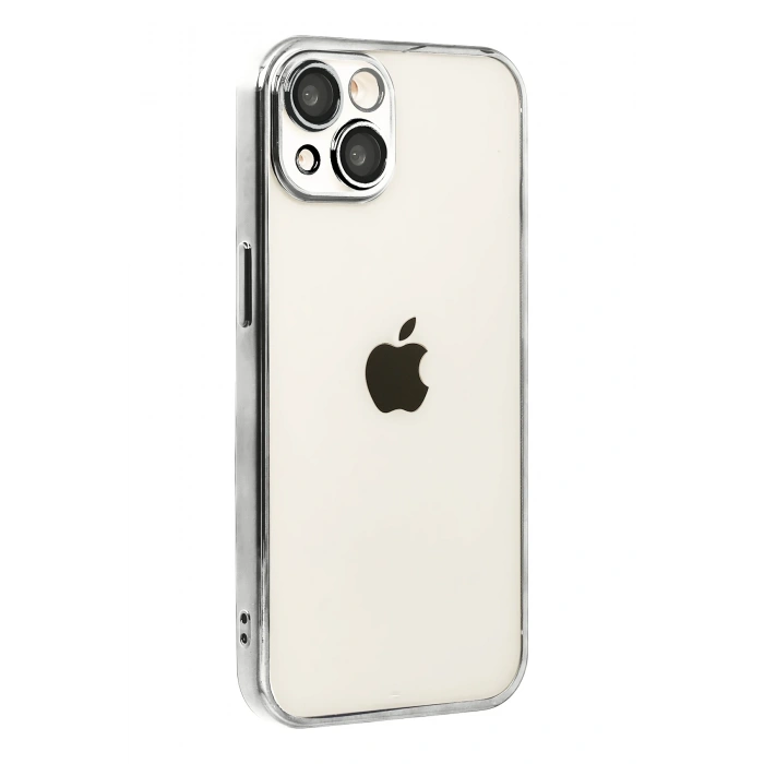 HarmonyAura Apple iPhone 15 Razer Lensli Silikon - Titan Gri