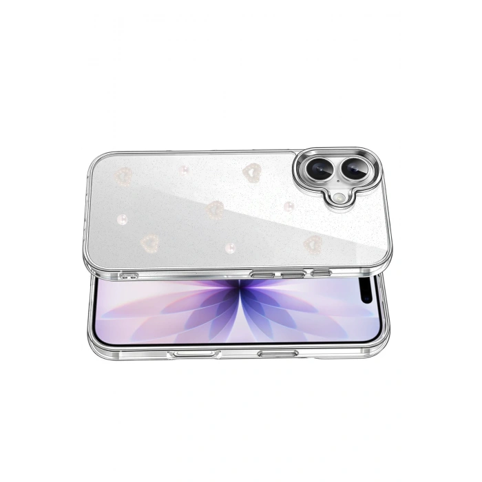 HarmonyAura Apple iPhone 16 Plus Fiyonk Desenli Kapak - Desen 10