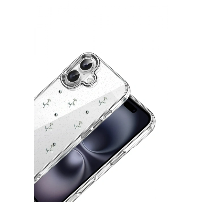 HarmonyAura Apple iPhone 16 Plus Fiyonk Desenli Kapak - Desen 4