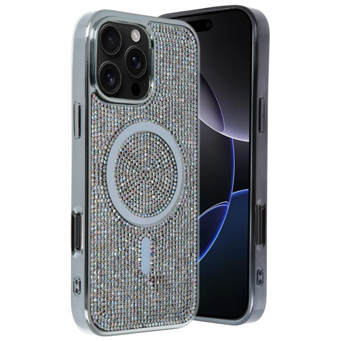 HarmonyAura Apple iPhone 16 Pro Max Helen Magsafe Kapak - Rainbow