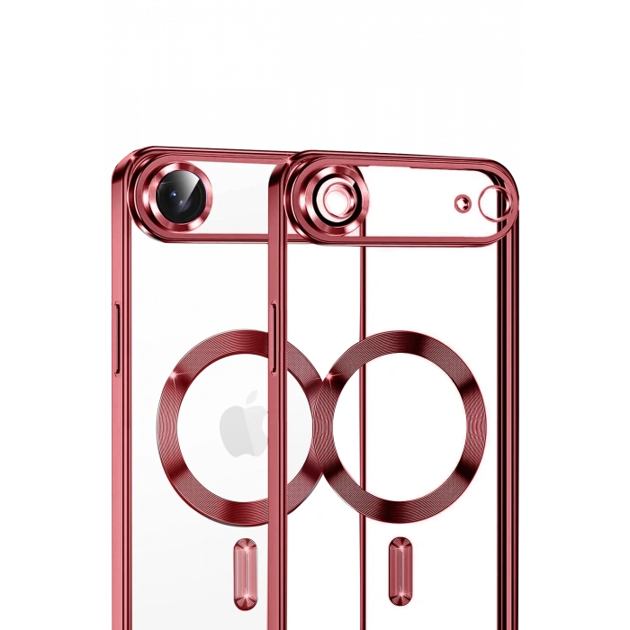 HarmonyAura Apple iPhone 17 Air Kross Magneticsafe Kapak - Kırmızı