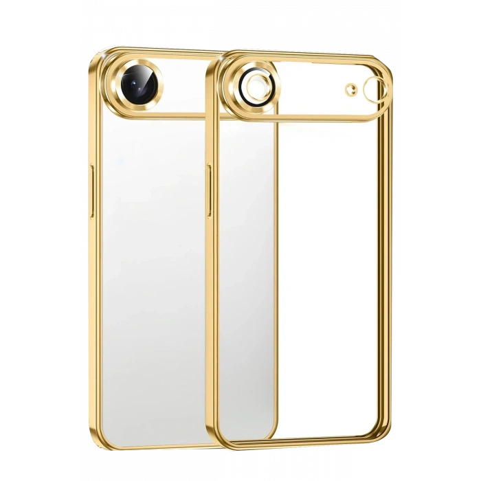 HarmonyAura Apple iPhone 17 Air Razer Lensli Silikon - Gold