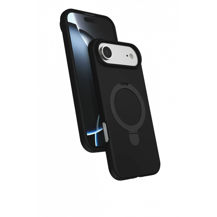 HarmonyAura Apple iPhone 17 Air Regal Magsafe Standlı Kapak - Siyah