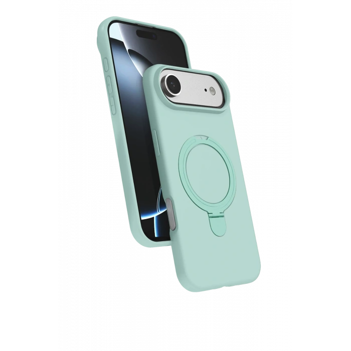 HarmonyAura Apple iPhone 17 Air Regal Magsafe Standlı Kapak - Su Yeşili
