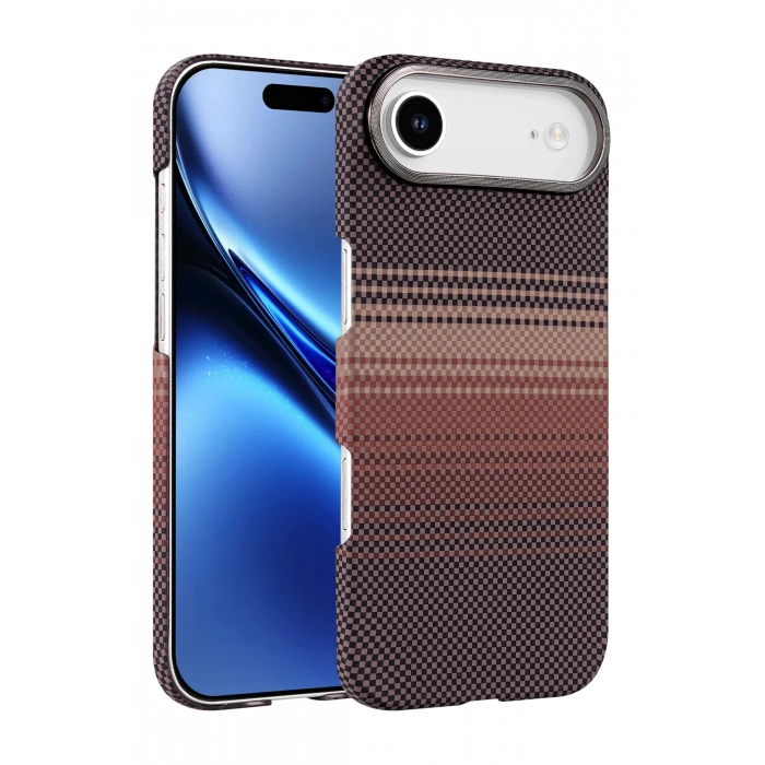 HarmonyAura Apple iPhone 17 Air Vega Magsafe Kapak - Çöl Titanyum