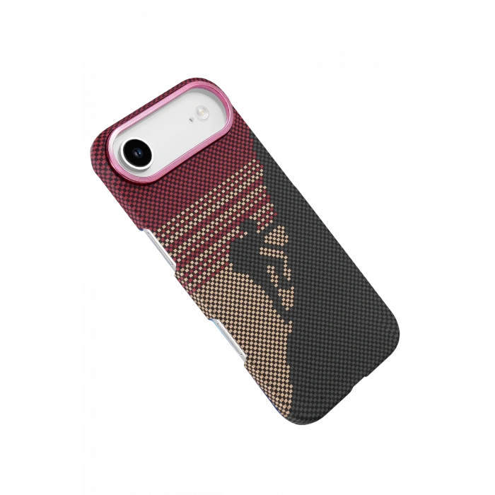 HarmonyAura Apple iPhone 17 Air Vega Magsafe Kapak - Kırmızı