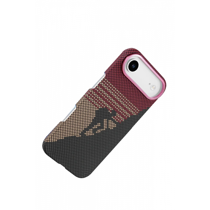 HarmonyAura Apple iPhone 17 Air Vega Magsafe Kapak - Kırmızı