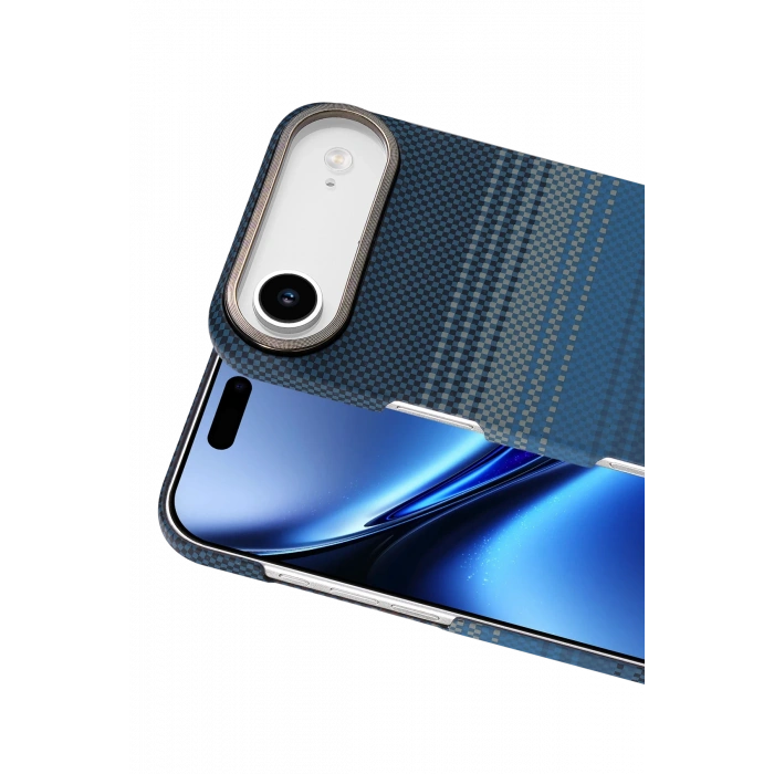 HarmonyAura Apple iPhone 17 Air Vega Magsafe Kapak - Mavi